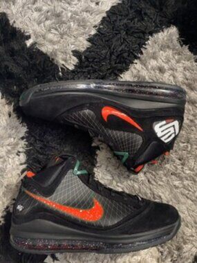 Nike LeBron 7 FAMU Black Gorge Green Sz 9.5 New